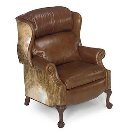 Ball & Claw Reclining Wing Chair